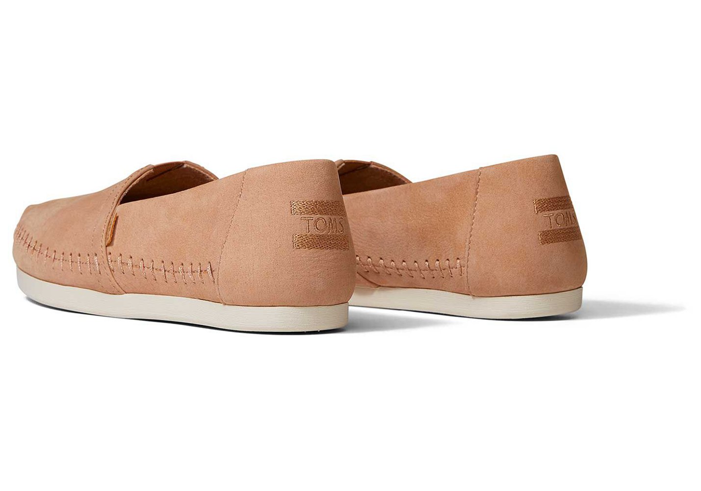 Toms Espadryle Damskie Pomarańczowe - Alpargata Skórzane - 28PVFRKEN